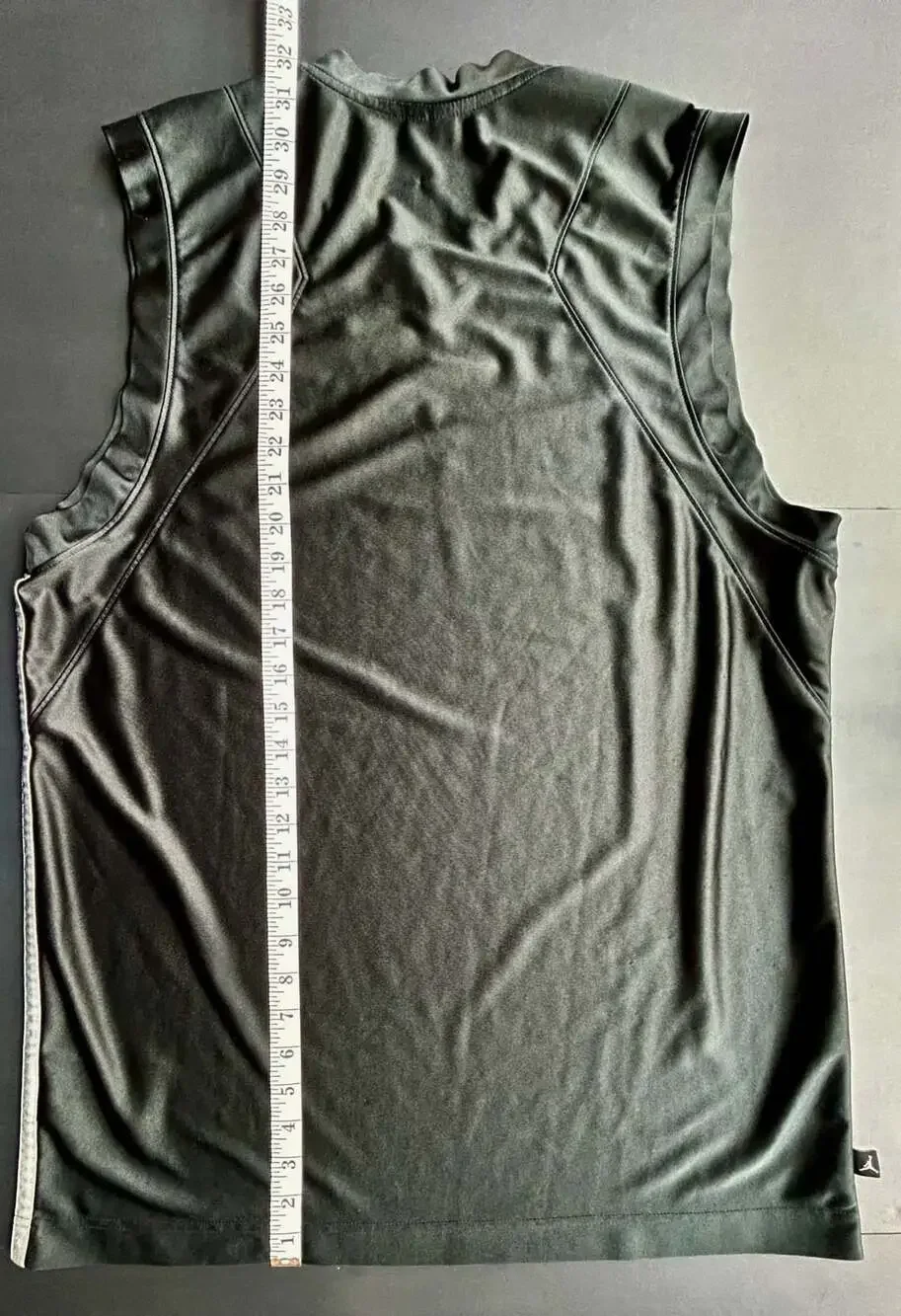 Jordan Basketball Muscle Tank Black and Silver